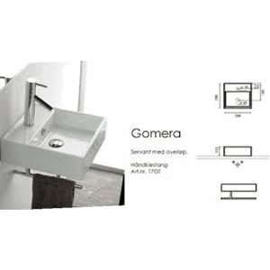 Gomera porselensservant