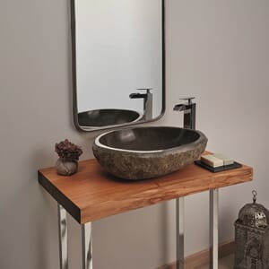 Piedra Rio steinservant, grå-sort