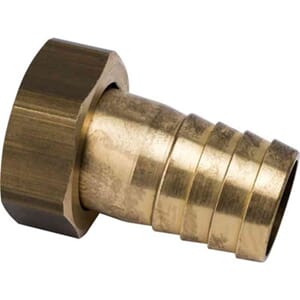 Slangekobling metall, inv gjenge, med vinge 13,5mm x 1/2