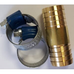 BF Skjøterør m/2klemmer 1/2