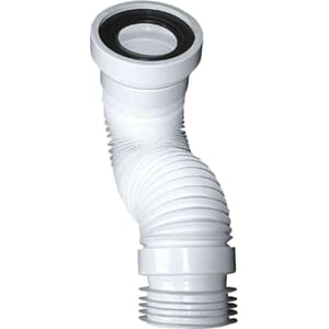 Fleksibelt klosettbend 110mm