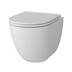 Toalett vegg VELO soft close sete hvit