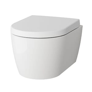 Toalett vegg AIDA kompakt standard sete soft close hvit