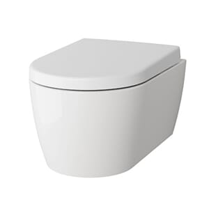 Toalett vegg AIDA standard sete soft close hvit